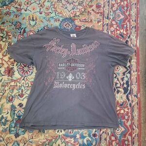 Affliction Style Harley-Davidson Tshirt Size 2XL